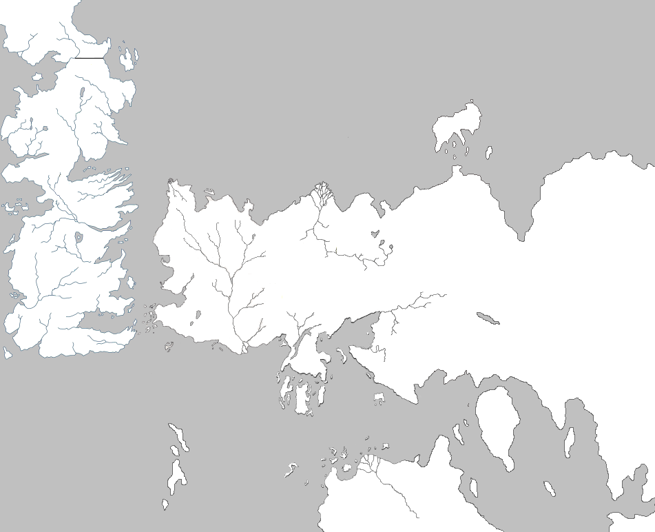 WorldMap The Lands of Ice and Fire