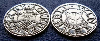 Moneda de plata de Torrhen Stark