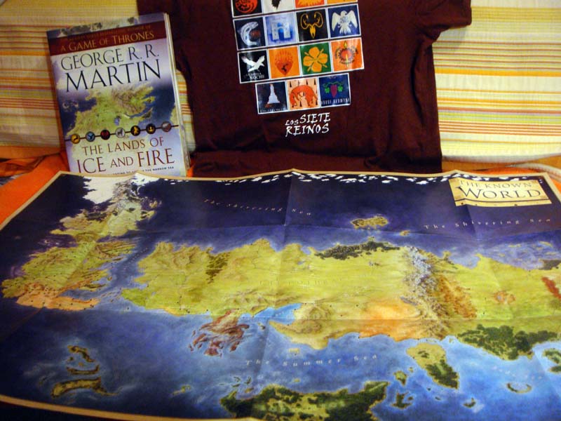El mapa completo de The Lands of Ice and Fire