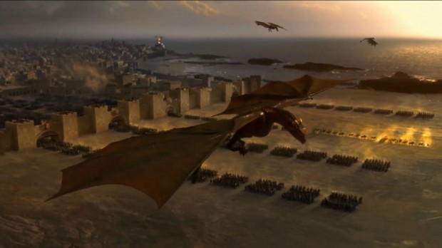 Los Dragones volando