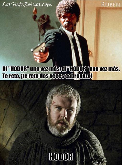 Hodor en Pulp Fiction