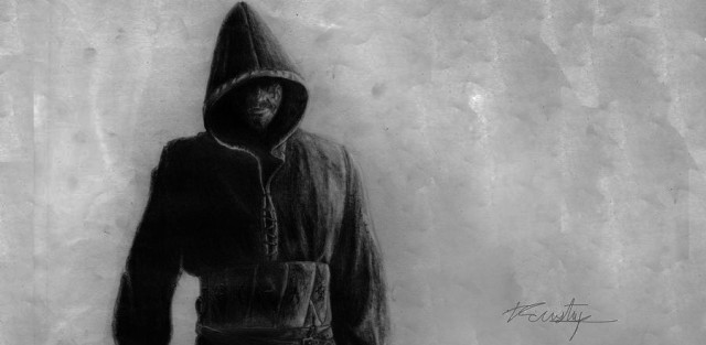 el hombre encapuchado invernalia