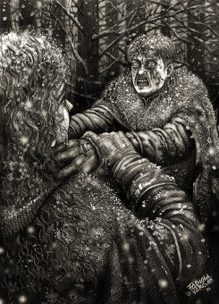 Ser Waymar Royce feels grumpy - finished by ~Taurina on deviantART