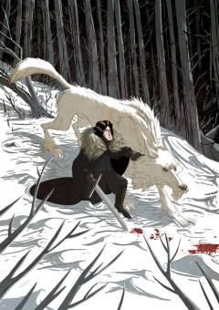 Jon Snow and Ghost by Douglasbot on deviantART
