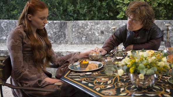 Tyrion y Sansa