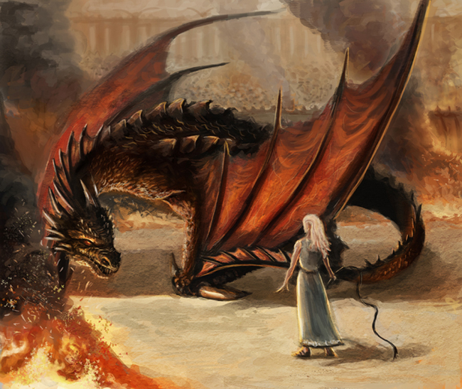 Daenerys and Drogon by Afternoon63 on DeviantArt