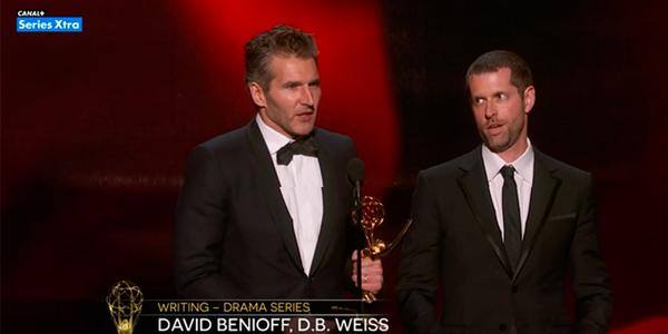 Benioff y Weiss recogen su Emmy