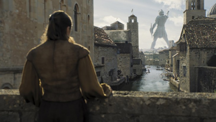 Maisie Williams como Arya Stark. HBO