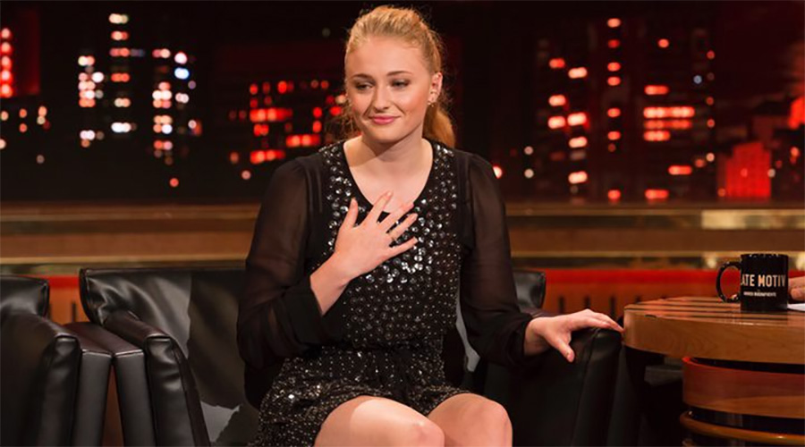 Así fue el paso de Sophie Turner por Late Motiv