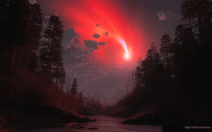 El cometa rojo