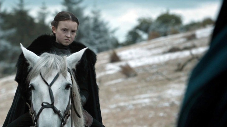 Lyanna Mormont, vasalla de los Stark