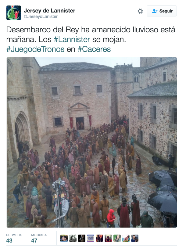 Fuente: Twitter @JerseydLannister