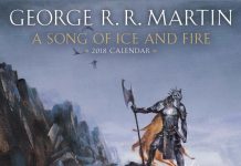 Anunciada la portada y contenidos del Calendario de Hielo y Fuego 2018