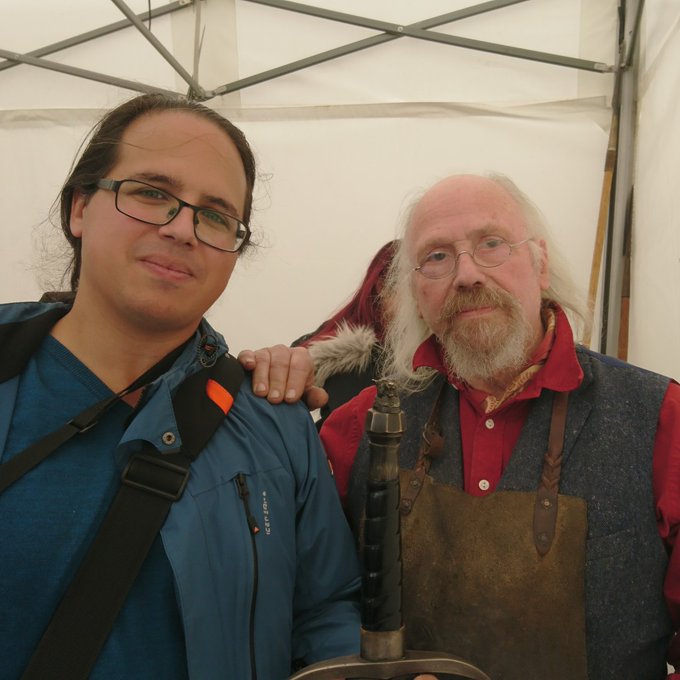 Boyd Rankin con Elio García este verano