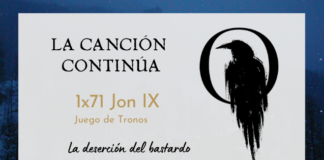 La Canción Continúa 1×71 – Jon IX de Juego de Tronos