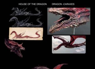Revelados diseños conceptuales de los dragones de La Casa del Dragón