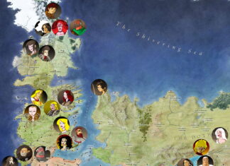 Ensayo – El mapa de los puntos de vista de personajes al inicio de Vientos de Invierno