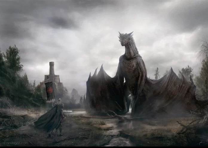 Queen_Rhaenys_and_her_dragon_Meraxes_by_Fran_Vegas